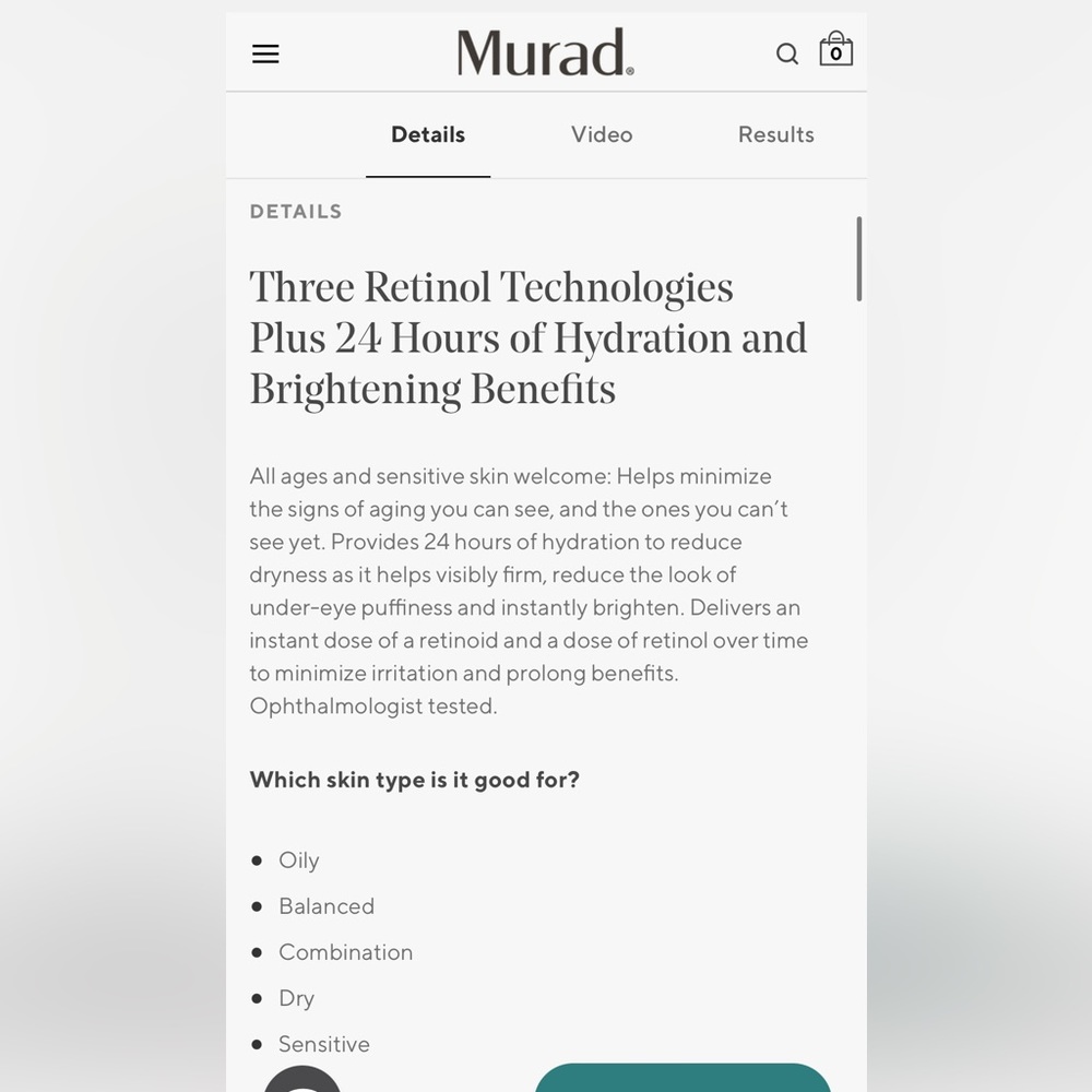 MURAD | Resurgence | Retinol Youth Renewal Eye Serum (Brand New!)💘 - Picture 10 of 15